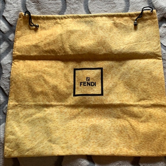Fendi Accessories - Fendi Dust Bag in goldstone color- material cloth